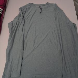 Vuori Heather Gray Long Sleeve Shirt XXL Men